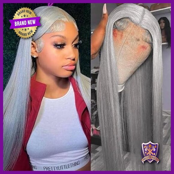 26 Inch Human Hair Lace Front Wig 180% Density Glueless Pre Plucked main image 4